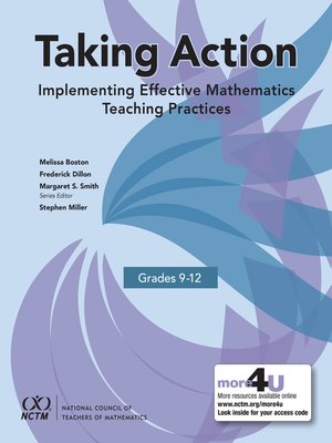 cover image of Taking Action: Implementing Effective Mathematics Teaching Practices in Grades 9-12